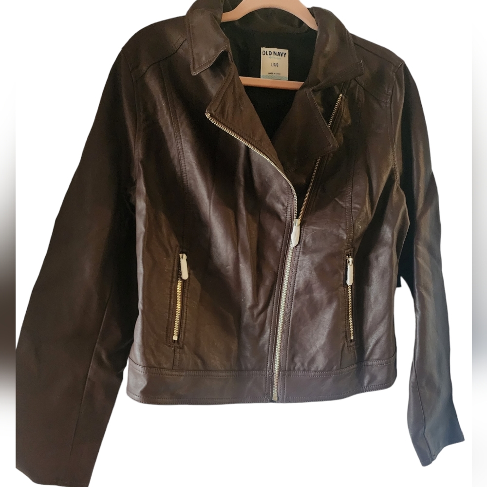 Women's Old Navy Faux Leather Jacket